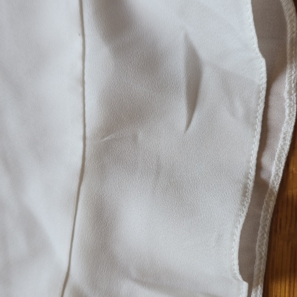 Simply Styled, Off-White, Ruffled Cap Sleeve, Scoop Neckline, Off-White Top, S - Picture 5 of 8